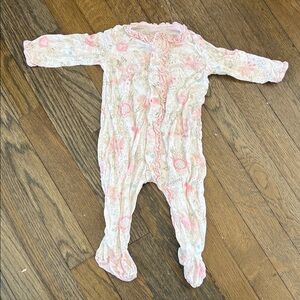 Magnetic Me Pink and Cream Floral One Piece